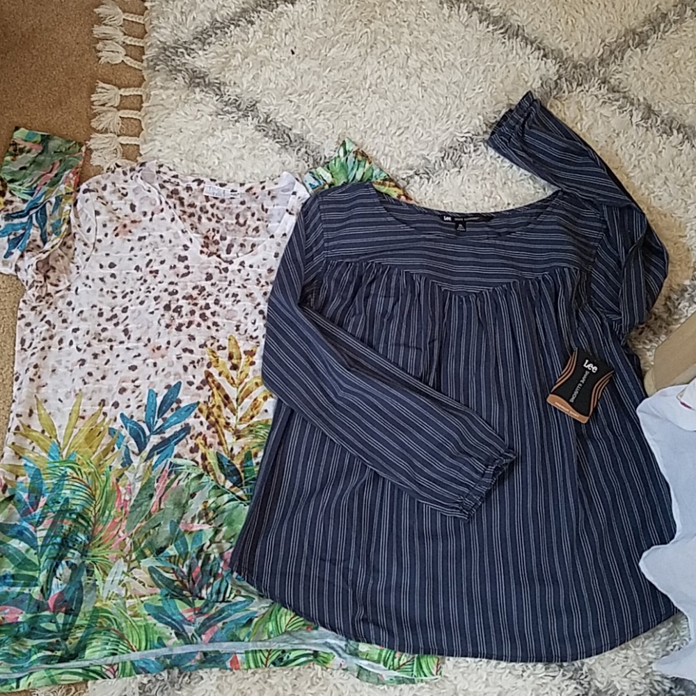 Bundle, LEE shape illusion tunic & Time &Tru Tunic